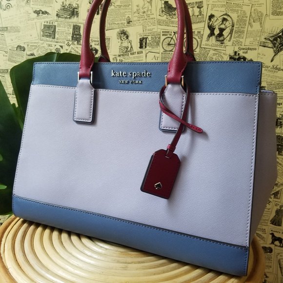 Kate Spade Cameron Large Satchel Frozen Lilac - Picture 9 of 11